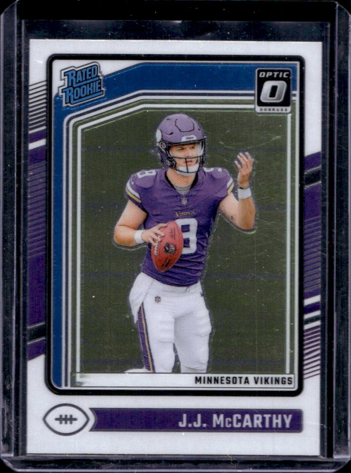 2024 Donruss Optic J.J. McCarthy Rated #235 Vikings