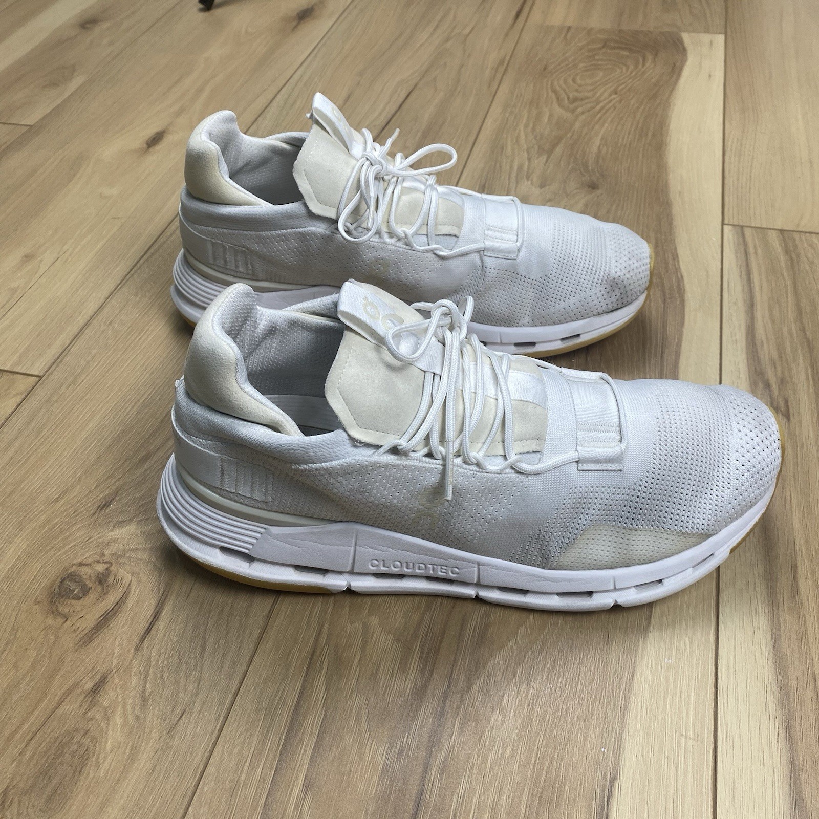 On Cloudnova Undyed White Cloudtec Cushioning Siz… - image 1