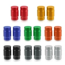 Universal Motorcycle aliminum Vehicle Wheel Tire Valve Stem Caps Covers 