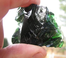 Monatomic Andara Crystal Spiritual Healing  pine Green 47 grams B-31