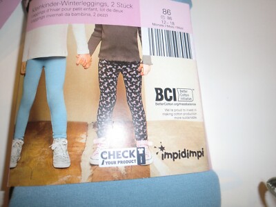 Kleinkinderleggings 2 Stück Gr. 86 neu Mädchen