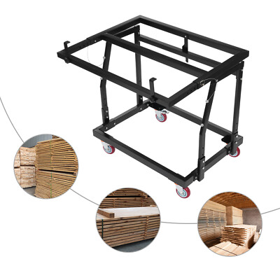 1000lbs Plywood Panel Dolly Trolley Truck 4 Swivel Wheels Tilting Panel Carts