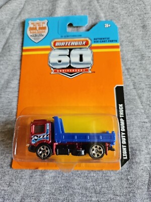 2013 Matchbox 60Th Anniversary LIGHT DUTY DUMP TRUCK Red GREAT