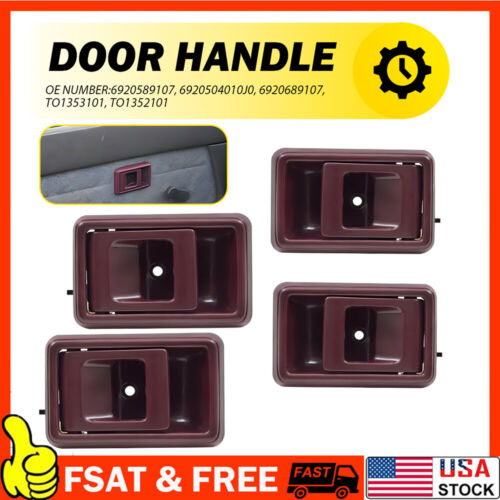 Interior Inner Left Right Door Handles for 1995-00 Toyota 4RUNNER Tacoma