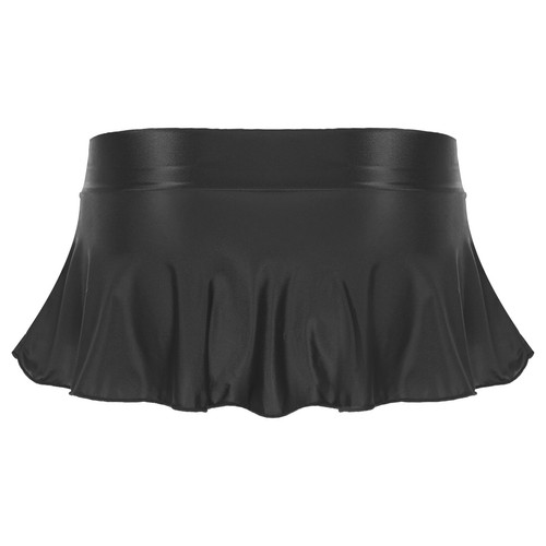 Damen Minirock Unterteil Nachtwäsche Kostüme Unterwäsche glänzend Nachtwäsche sexy - Bild 10 von 111