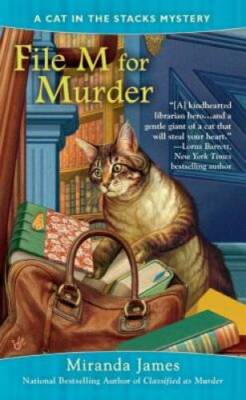 File M for Murder (Cat in the Stacks Mystery) - Mass Market Paperback - GOOD