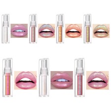 Women Girls Lip Gloss Dazzling Makeup Tool Sparkly Chameleon Liquid Lipsticks