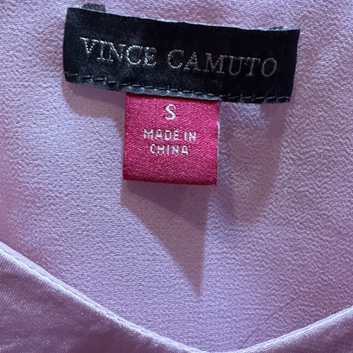 Vince Camuto Light Pink Ruffle Strap Tank Top Women’s Size Small - Picture 4 of 6