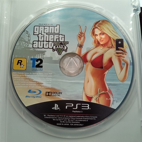 Grand Theft Auto V PS3 PlayStation 3 Japan Import With Map CIB Complete - Picture 8 of 9