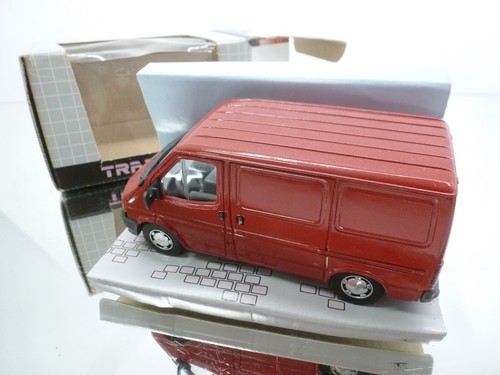 SCHABAK 1300/13001 FORD TRANSIT VAN -RED 1:35- GOOD IN BOX - Imagen 3 de 7