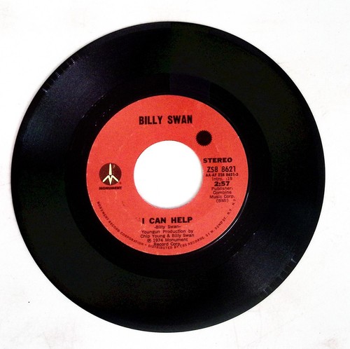 BILLY SWAN – I CAN HELP/WAYS OF A WOMAN IN LOVE MONUMENT REC VINYL 45 79-122 - Picture 2 of 3