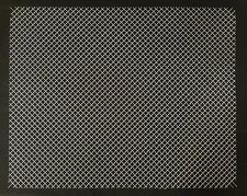 Stainless Steel Woven Wire Mesh DIY Car Grille, 11mm hole, 7mm hole, 5.5mm hole