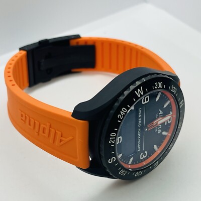 Alpina HSW PRO 330FT スマートウォッチ Alpina AlpinerX HSW Men's Sapphire Orange Swiss Made 45mm