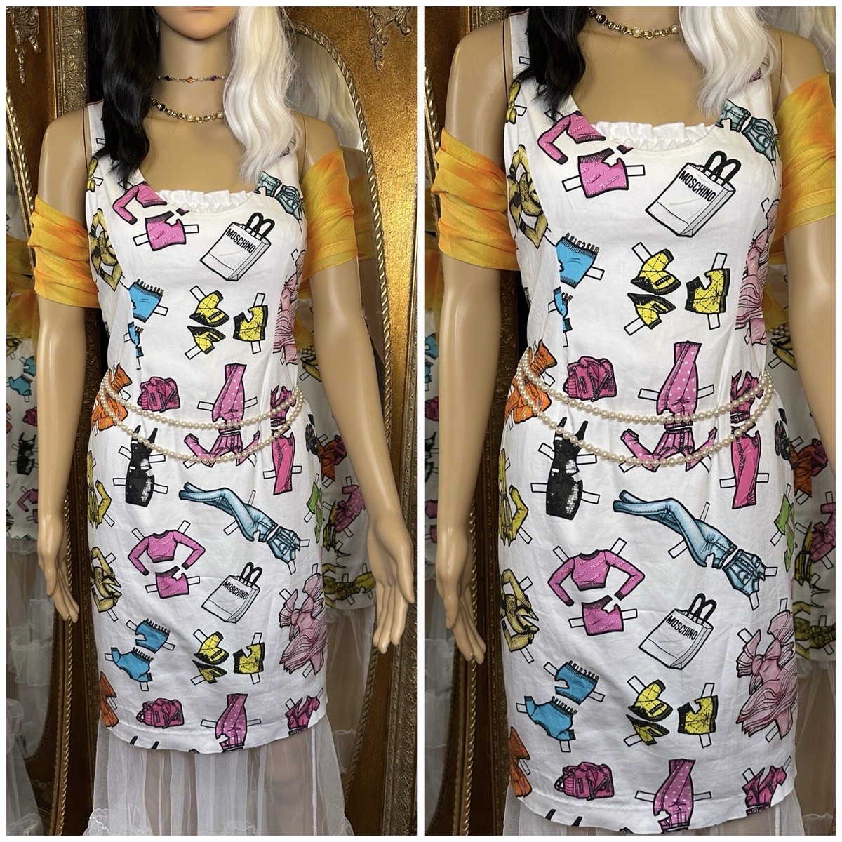 ワンピース MOSCHINO COUTURE Woman Dress White 04140445 1001 s-l1200.jpg