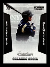 2013 Onyx Platinum Prospects #PPBOA Orlando Arcia XRC SP/300 Brewers Braves