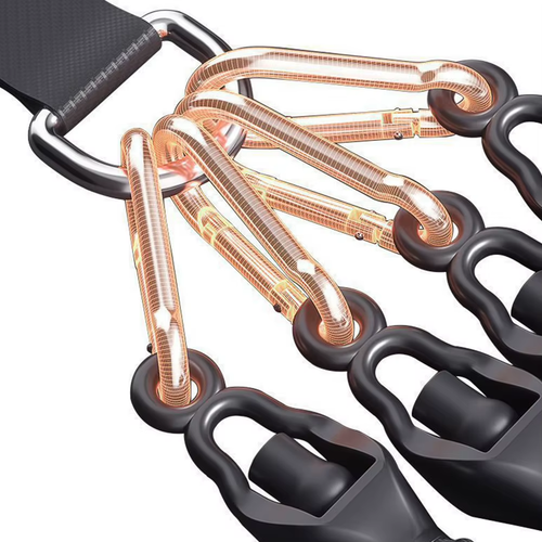 Multifunction Tension Rope Pedal Ankle Puller with Handles Sit up Leg Stretch Ro - Picture 6 of 12