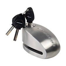 Riderr RD15S Motorcycle Motorbike Alarmed Disc Lock 14mm pin - Silver