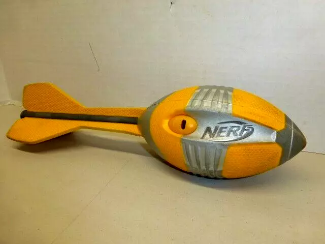 Nerf Vortex Aero Howler Football Whistler Orange Silver 2012 Hasbro