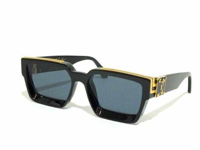 Louis Vuitton 1.1 Millionaires Sunglasses Black Acetate & Metal. Size W