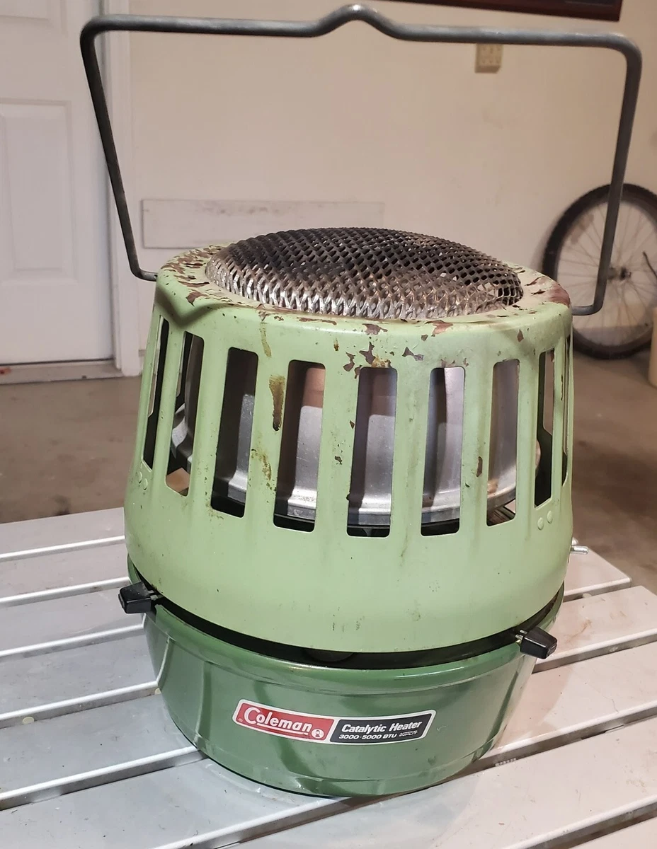 Vintage Coleman Catalytic Heater - Model 513A 3000-5000 BTU Portable | eBay