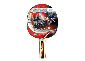 DONIC TOP TEAMS 600 Tischtennisschl Tischtennis schwarz-rot