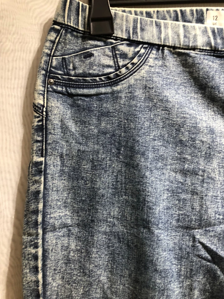 DENIM CO MUJER AZUL DENIM ELÁSTICO JEGGINGS TALLA: 12/40 (WL04) Foto 4 de 4