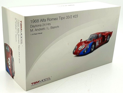 True Scale Miniatures TSM 1/18 Scale TSM151805R 1968 Alfa Romeo Tipo 33/2 #23 - Picture 6 of 6