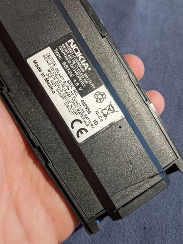 Nokia Nickel-Cadmium Rechargeable OEM Battery BBT-6S 4.8V Untested As Is (PL72) - Bild 3 von 5