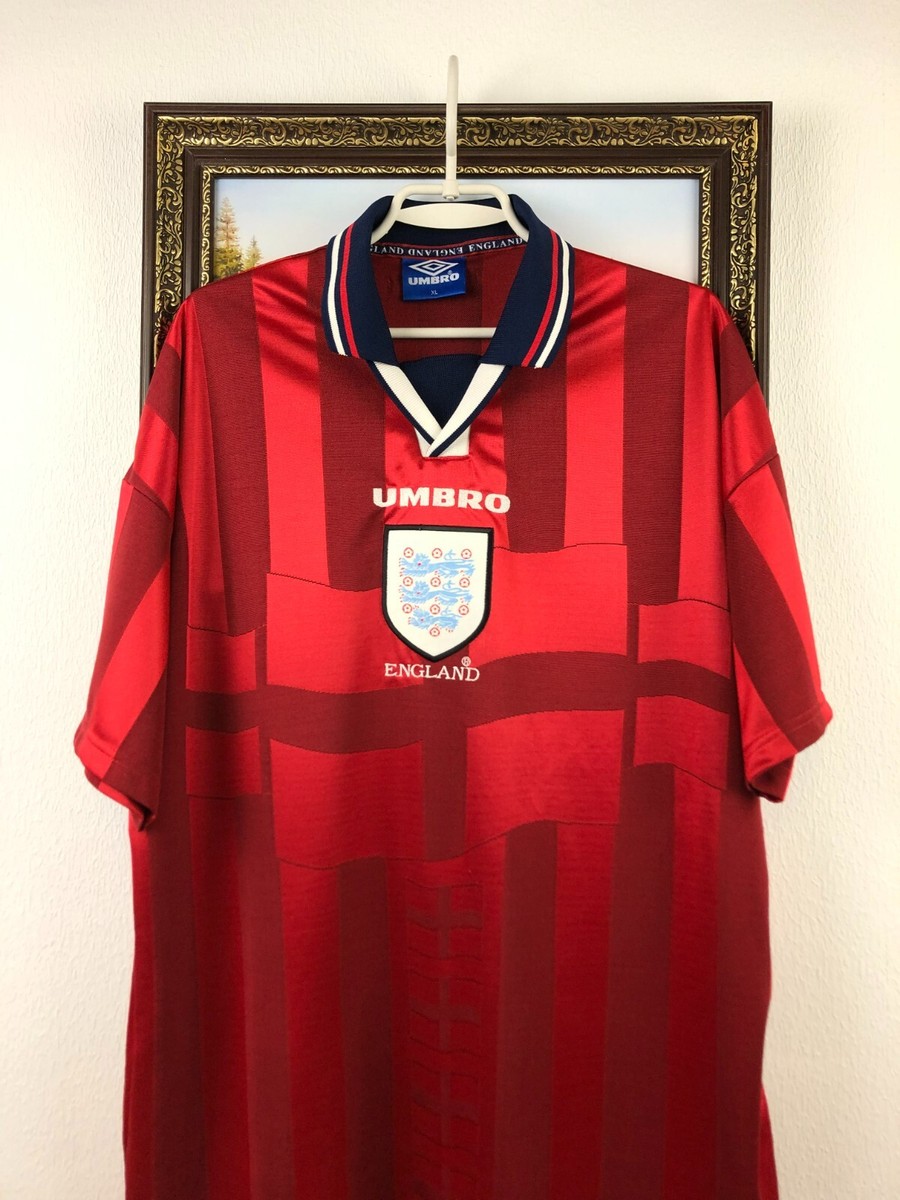 England Football 1997 Away Shirt Jersey Umbro World Cup