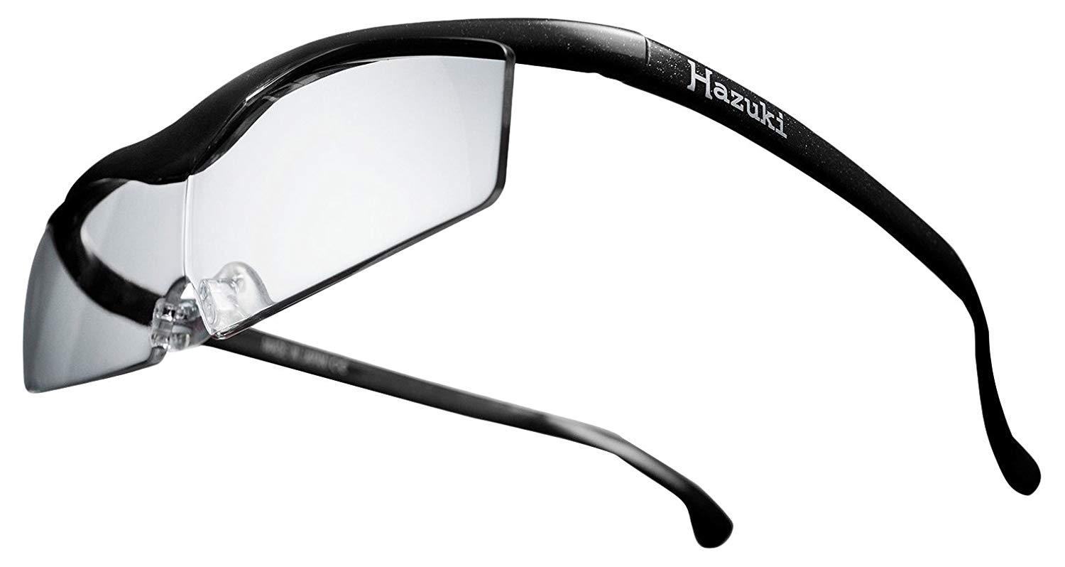 Очки-лупа Hazuki Компактная 1,6-кратная лупа с прозрачными линзами черного цвета с отслеживанием