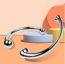 Stainless Steel Anal Dildo Butt Plug G Spot Wand Massage Spot Stimulator Sex Toy