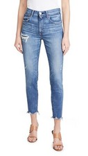 MOUSSY VINTAGE NWT 370 Hammond Skinny High Rise Jeans in Light Blue Sz 25