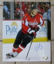 RARE ALEXANDER SEMIN AUTO SIGNED 16 x 20 PHOTO WASHINGTON CAPITALS WITH COA 3