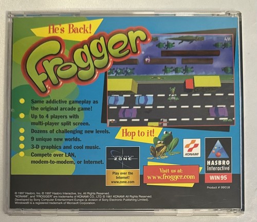 Frogger 1997 - juego de computadora - PC/CD-ROM - por Hasbro Interactive - Win 95 - Imagen 5 de 6