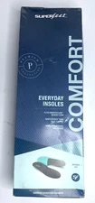 Superfeet Comfort Everyday Insoles Memory Size D Men's 7.5-9 Women's 8.5-10 US