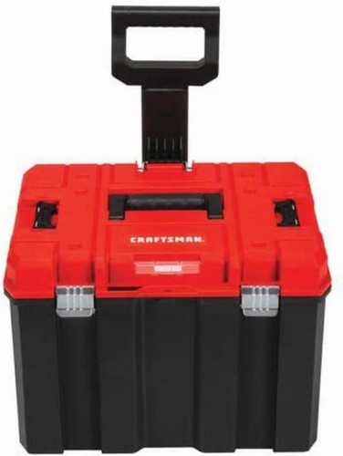 CRAFTSMAN VERSASTACK System Cassetta degli attrezzi 20 pollici plastica rossa con ruote bloccabili - Foto 6 di 12