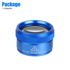 30X Light Jewelry Eye Loop Pocket Magnifying Glass Tool Jewelers Loupe Magnifier