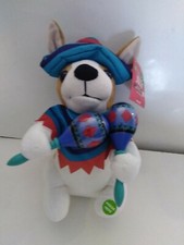 Animated Mariachi Puppy Singing "Macarena" Plush Dog Music Shaking Maracas NEW