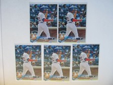 (X5)-2018 TOPPS SERIES 1 DOMINIC SMITH ROOKIE CARD LOT NY METS RC #6