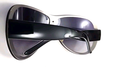 Ralph Lauren RA4008 108/6V Black Rimless Wrap Sunglasses 125  display picture 2