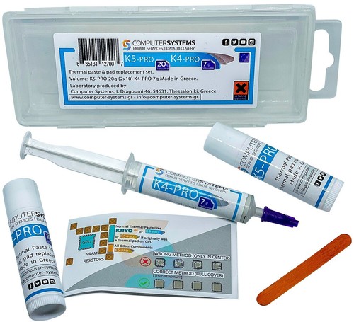 Wärmeleitpaste & Thermal-Pad Ersatz gesetzt, K4-PRO & K5-PRO, für Sony PS4, iMac