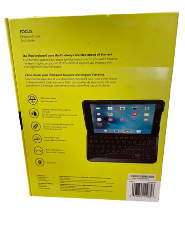 Logitech LOGI FOCUS Bluetooth Keyboard Case for iPad Mini 4 920-007953 BT