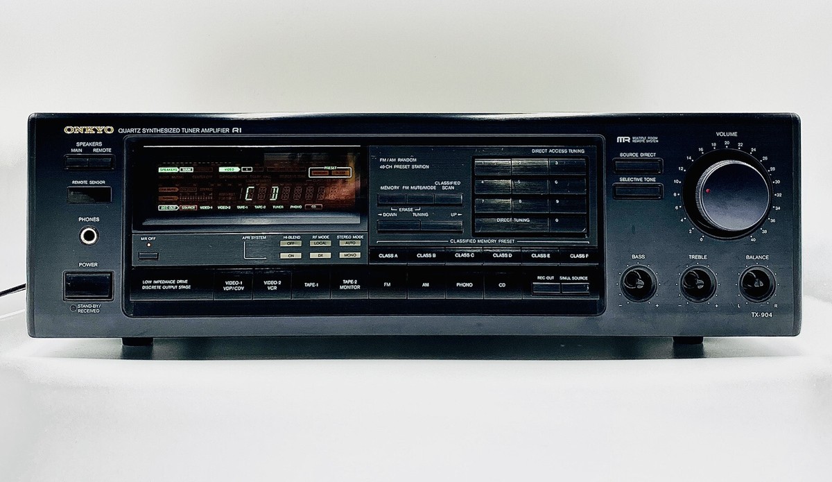 Onkyo TX-904 Quarts Synthesized Tuner Amplifier R1 | eBay