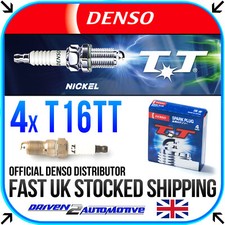 4x DENSO T16TT NICKEL TT SPARK PLUGS FOR CHEVROLET ALERO 2.4 16V 03.99-09.04