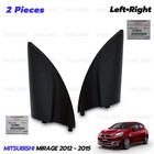 Pair Front Door Mirror Corner Panel Fits Mitsubishi Mirage Attrage 2012 2015