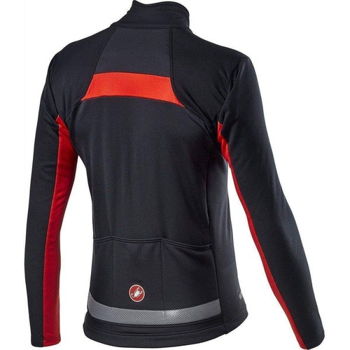 Castelli Mortirolo VI Giacca Ciclismo Uomo Nera Riflettente Bici Giro Traspirante - Foto 7 di 7