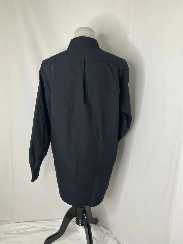 Camisa de vestir para hombre talla mediana Alexander Julian colores negra con botones Foto 3 de 4