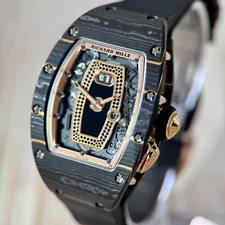 Richard Mille RM 037 RG CAO - Carbon & Rose Gold TPT - Full Set