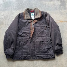 Alpine Design Mens Brown Sherpa Collar Quilte...