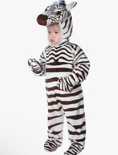 Underwraps Zebra Baby Costume Toddler Size 6-12 Months